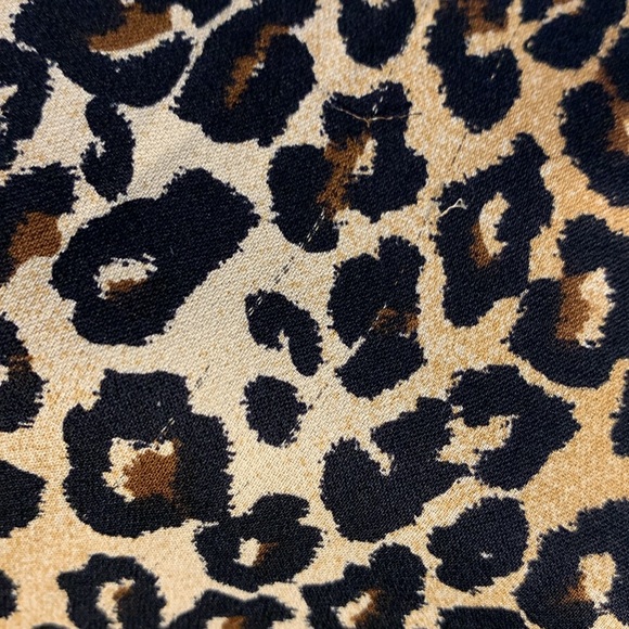 Michael Kors leopard print silk lined A line skirt EUC - Picture 7 of 7